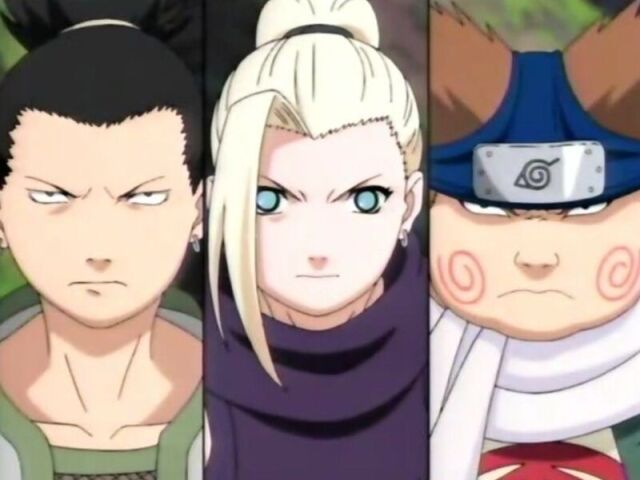 Ino, Shikamaru e Choji