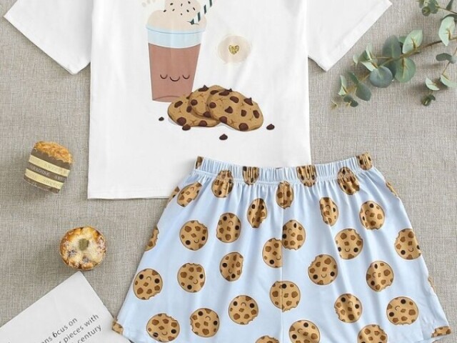 Pijama de biscoitos