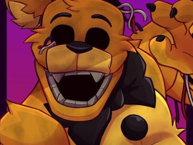 Seu irmão, Michael Afton, colocou o c c na boca de Golden Freddy e Golden Freddy mordeu a cabeça de c c.