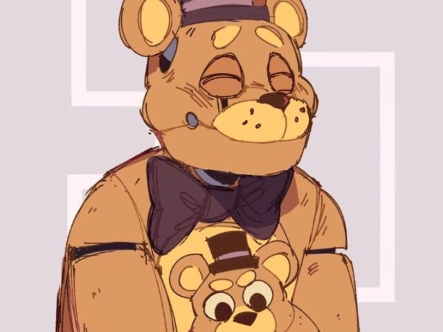 C c tentou brincar com Golden Freddy e acabou dentro de Golden Freddy.