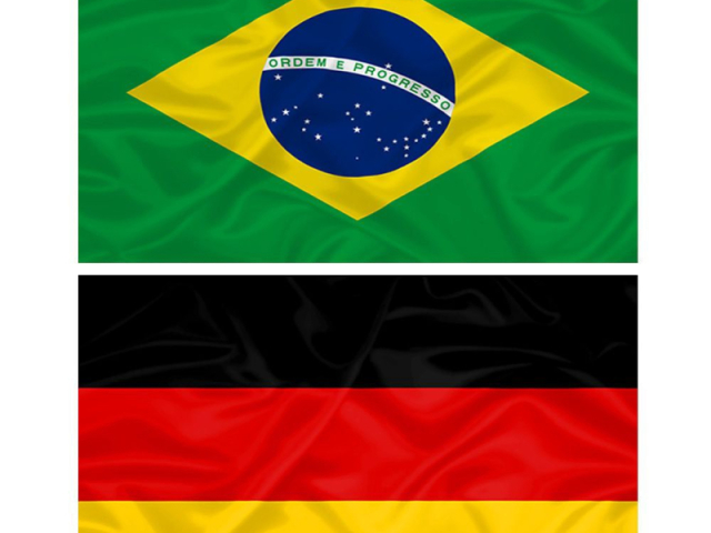 Alemanha e Brasil.