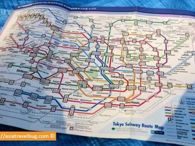 a subway map.