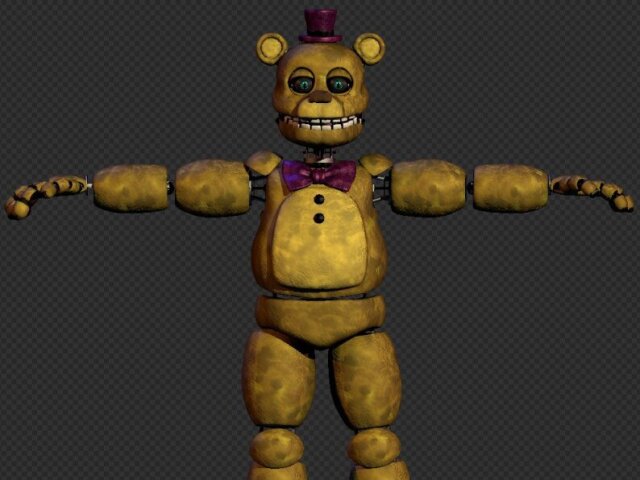 Fredbear (A única foto que achei do Fredbear, não é o verdadeiro! Ele parece mais um coelho pra mim!)