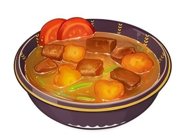 Sopa de carne com legumes