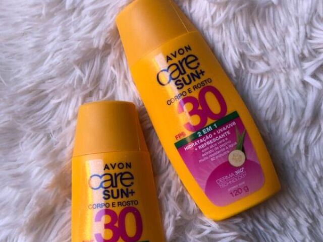 protetor solar Avon care sun+