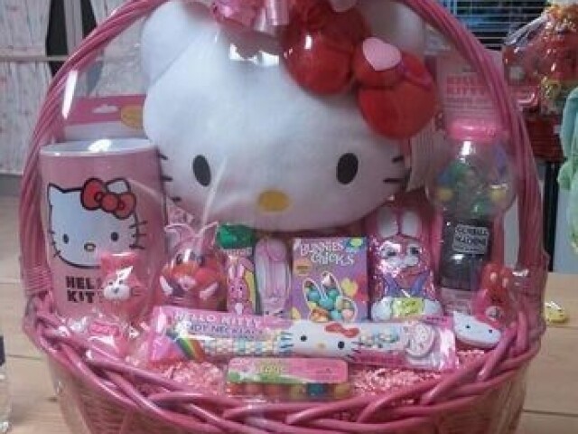 Um kit da Hello Kitty