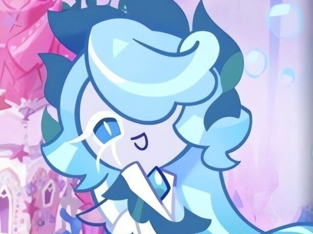 Aquamarine cookie