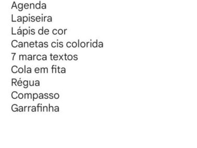 (Essa e a outra parte da lista)