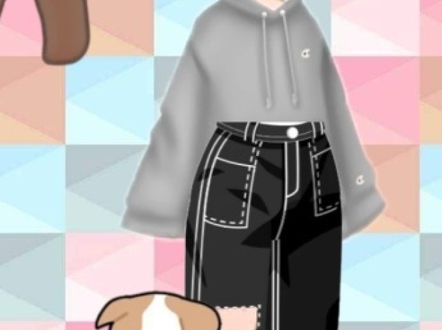 E uma calça
Não liga pro doginho ele não conta