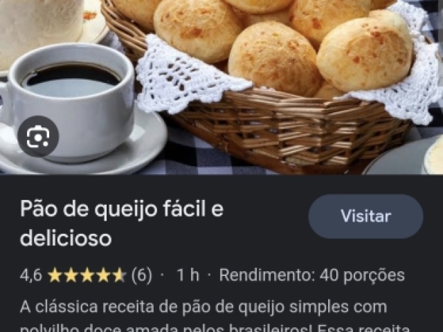 Pao de queijo