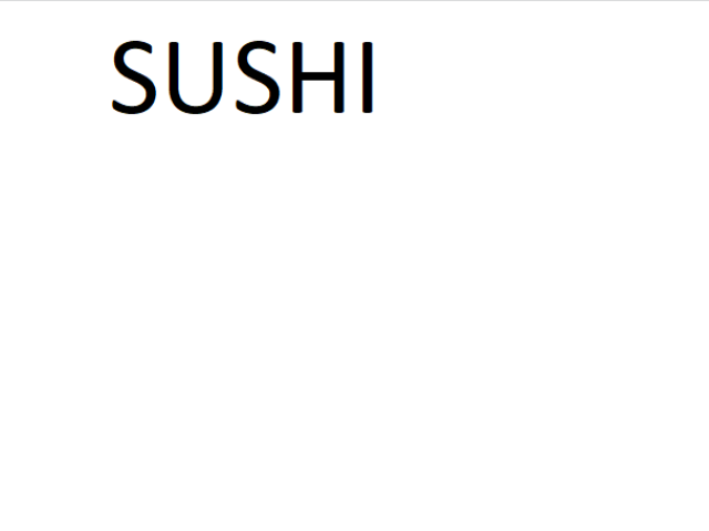 SUSHI