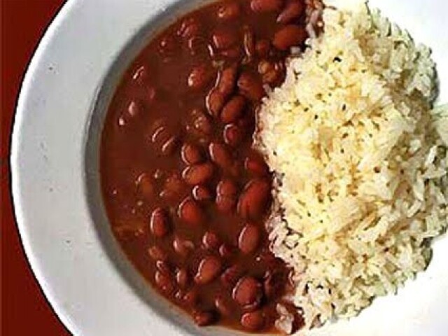 Arroz e feijão