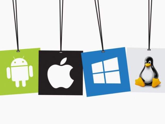 Android, Apple, Windows, Linux.