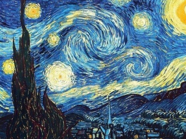 Noite estrelada - van gogh