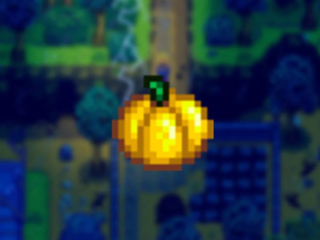 Golden pumpkin