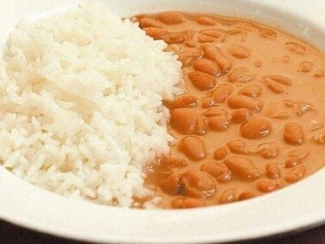 Arroz e feijão