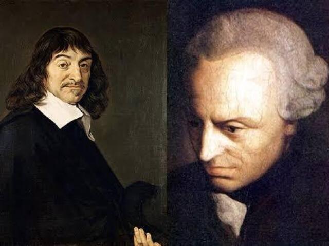 Immanuel Kant e René Descartes