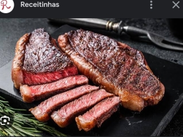 Uma bela e saborosa picanha.