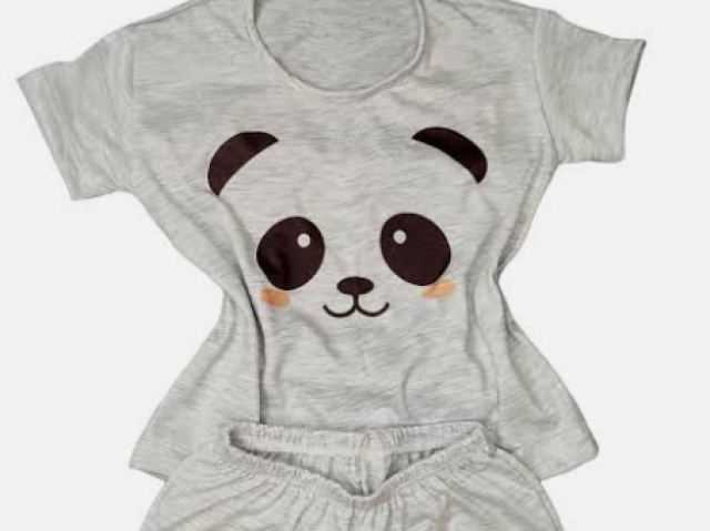 Pijama de panda