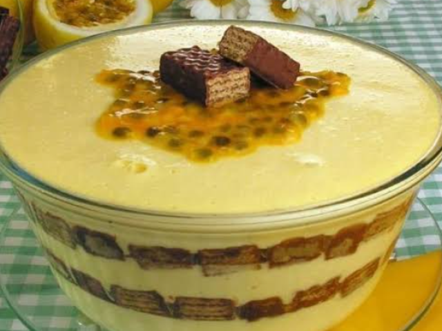 Mousse de maracujá 😋