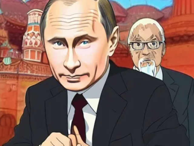 putin no mundo dos animes