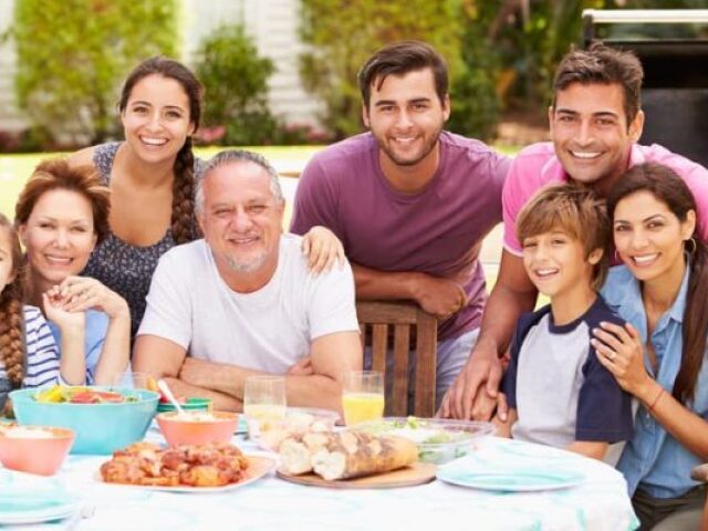 Dia com a família