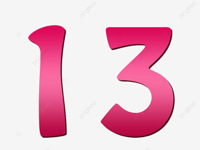 13