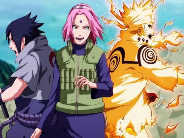 Naruto, Sasuke e Sakura