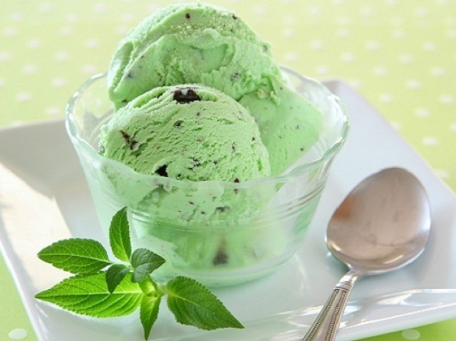 Gelado de menta