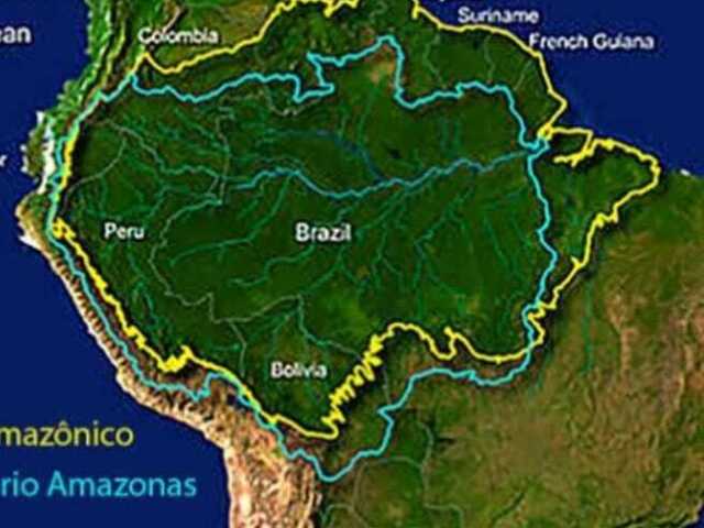 Rio Amazonas, Rio Negro e Rio Madeira.