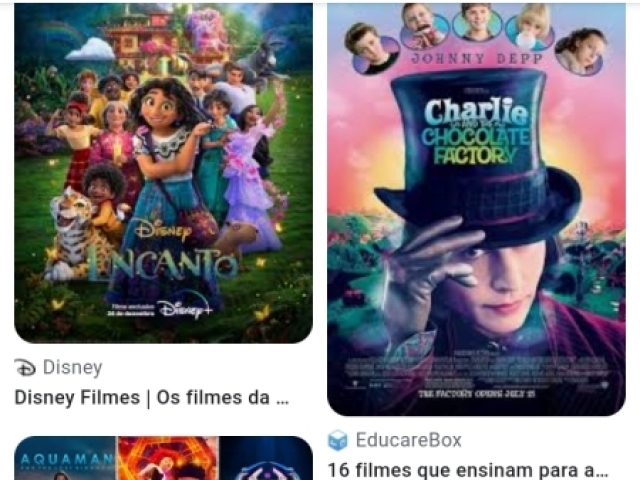 Filmes, você não tem paciência e acha bem chato.