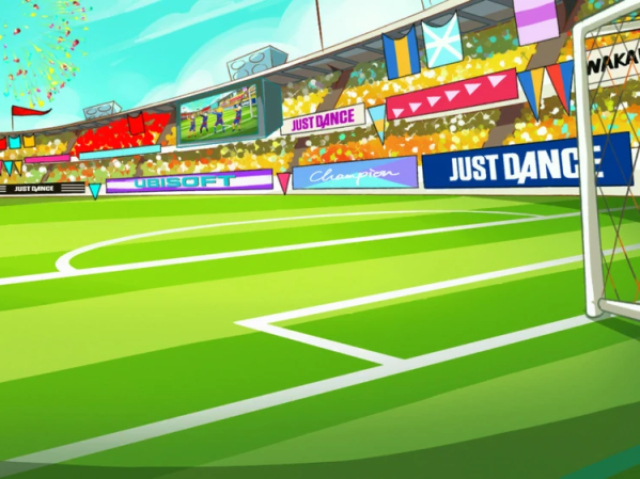 É dia de ir assistir jogo clássico lá no estádio de Dancity!