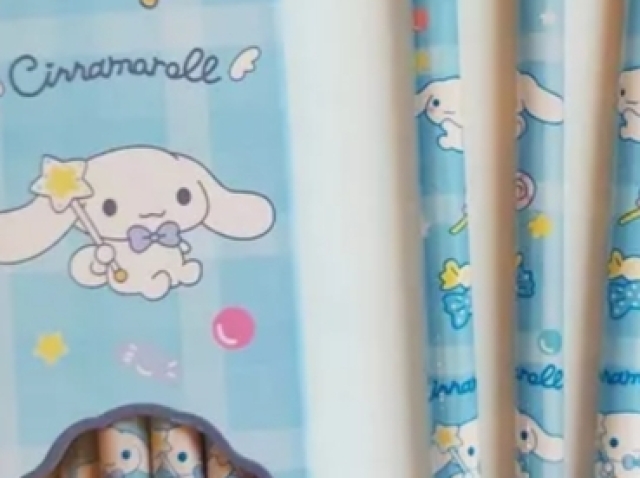 Lápis escrever cinnamoroll