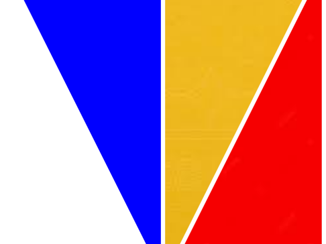 Branco, 
Azul, 
Amarelo, 
Vermelho