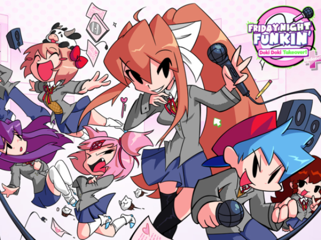 Friday night funkin: Doki Doki takeover