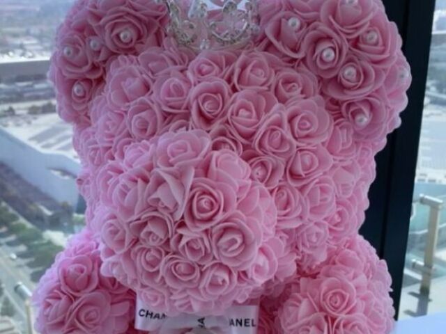 Urso de flores