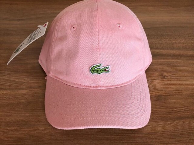 Boné Rosa da lacoste