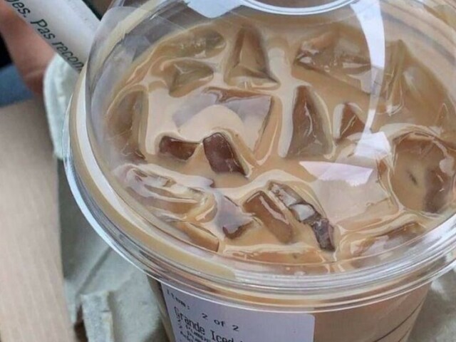 Iced coffee