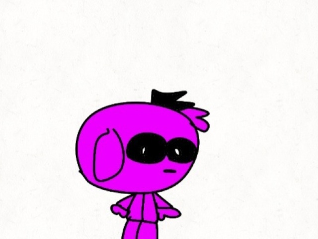 Purple dog