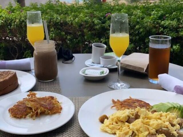 no restaurante