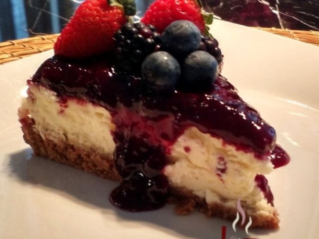 Cheesecake de frutas vermelhas