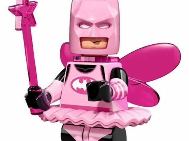 Lego batman fada borboleta rosa