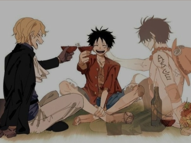 Ace, Sabo e Luffy