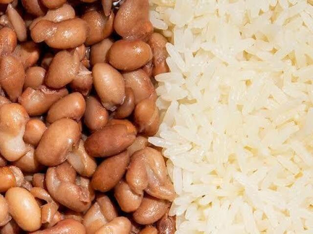 Arroz e feijão