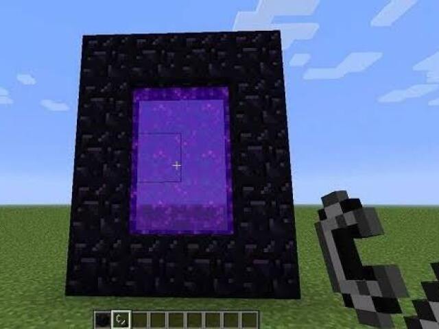 Usaria para ligar um portal para o Nether