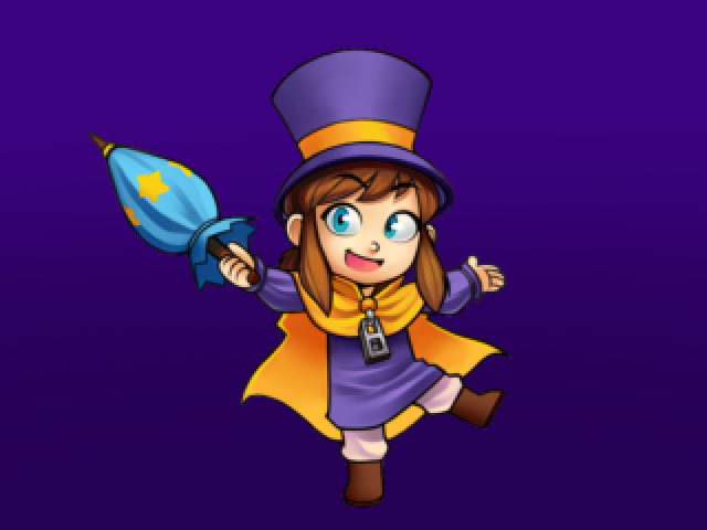 O guarda-chuva da garota de chapéu (Hat in time)