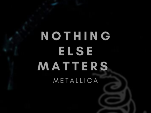 Metallica - Nothing Else Matters