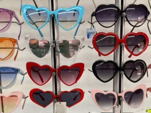 heart shaped sunglasses