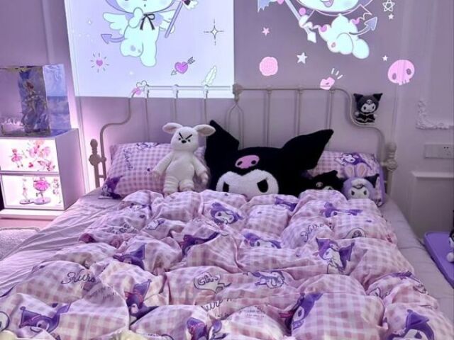 quarto roxo