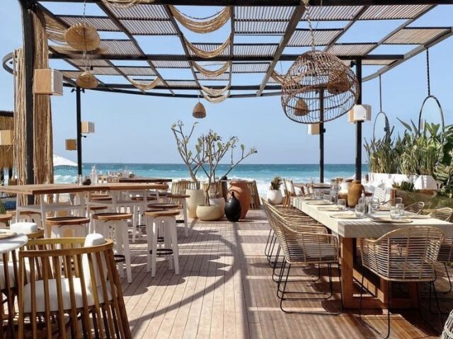 Restaurante na praia